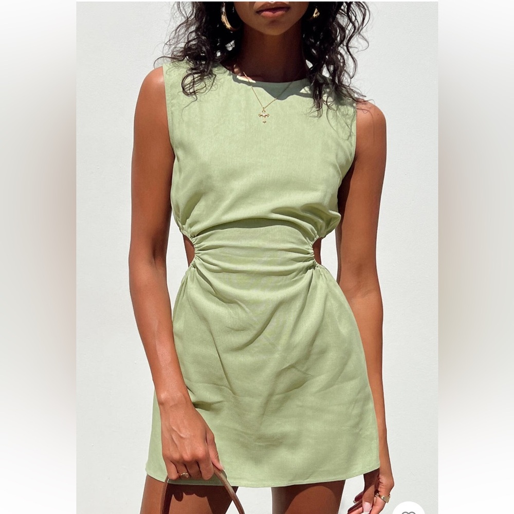Princess Polly Green Mini Dress Elegant and Stylish